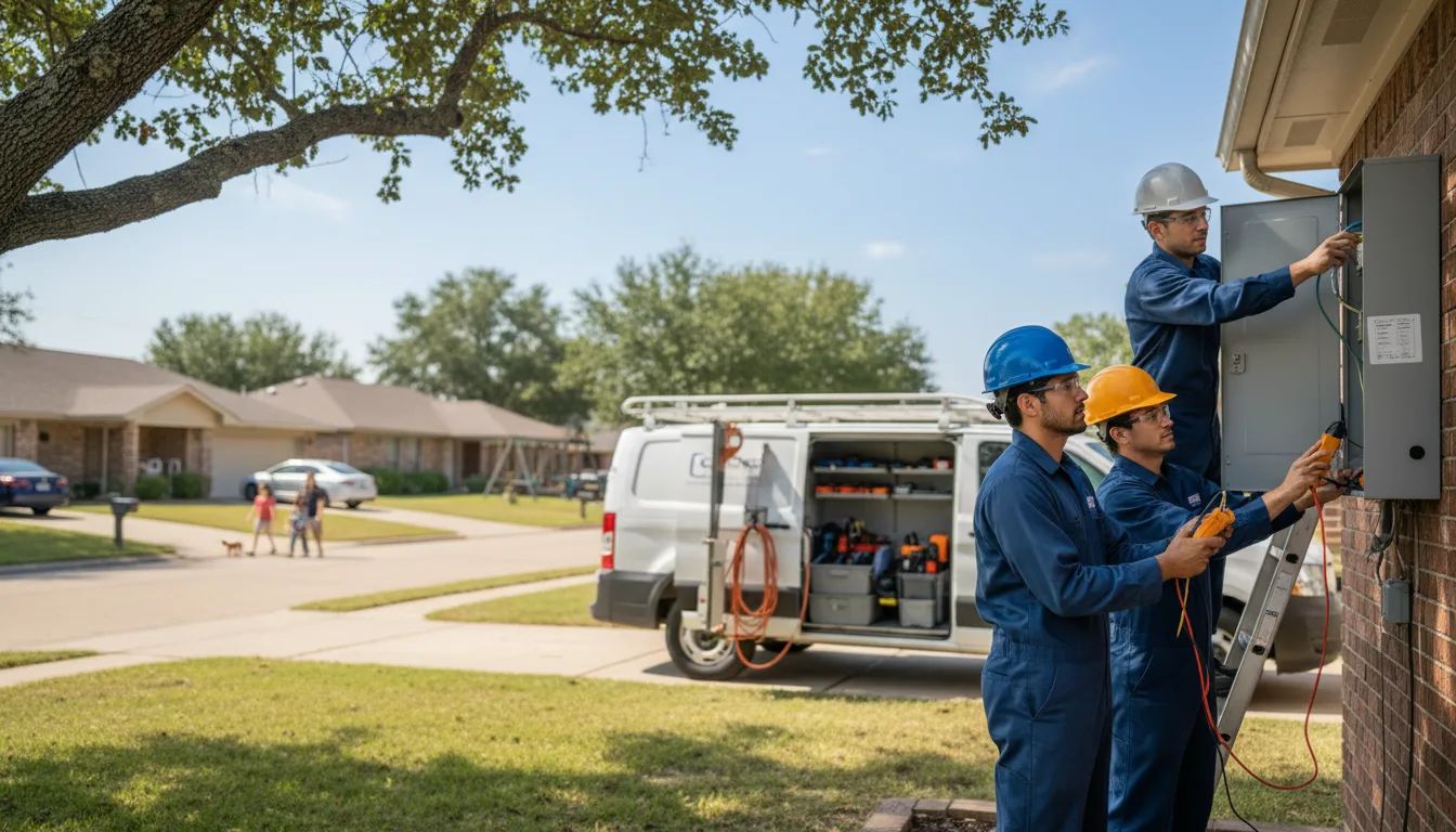 Certified electrician providing emergency electrical services in Una, SC